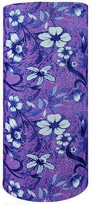 Purple Hibiscus Neck Gaiter / Face Shield