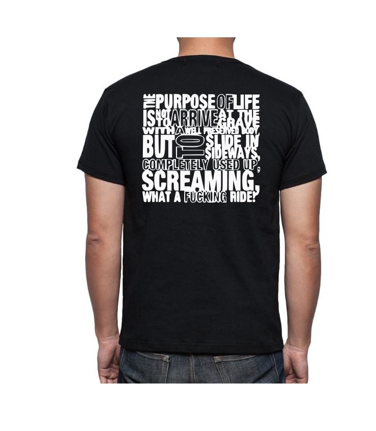 Purpose Of Life Motorcycle T-Shirt