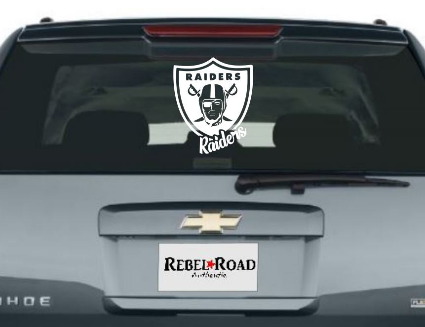 Las Vegas Raiders signature vinyl decal
