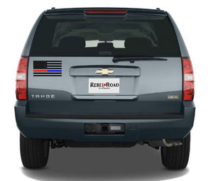 Thin Red / Blue Line Vinyl Decal