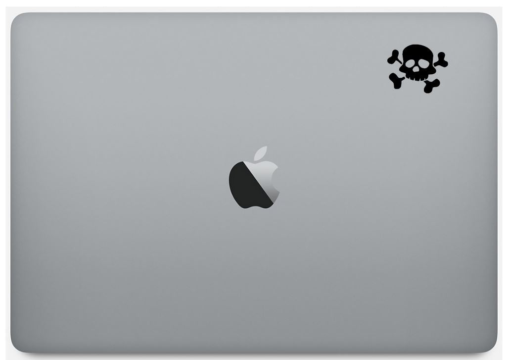 Player 1 Dead Skull Vinyl Decal
