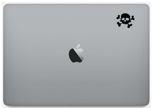 Player 1 Dead Skull Vinyl Decal