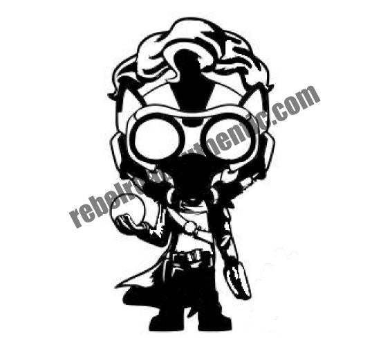 White Star Lord 3" Vinyl Decal