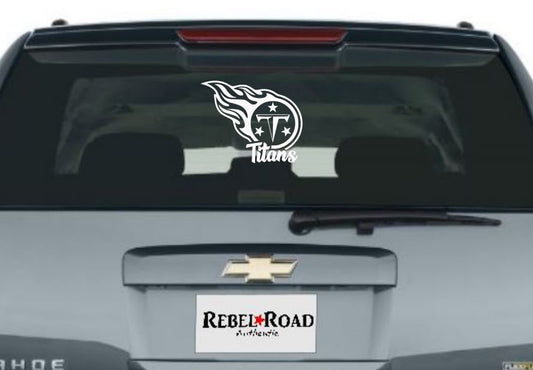 Tennessee Titans signature vinyl decal