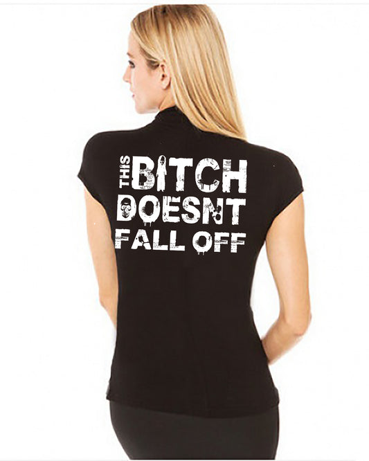 This Bitch doesn't fall off Biker Shirt