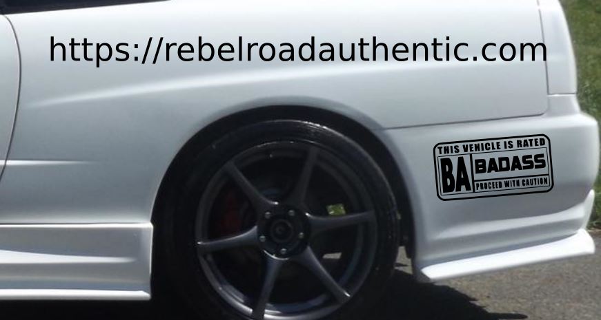 This vehicle is Rated BA vinyl decal