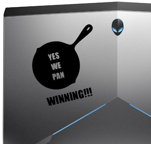 Yes we Pan Pub G Vinyl Decal