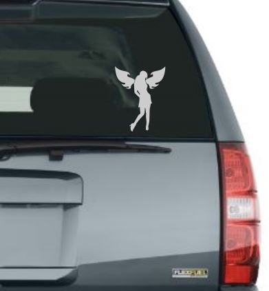 Sharp Wing Angel Vinyl Decal