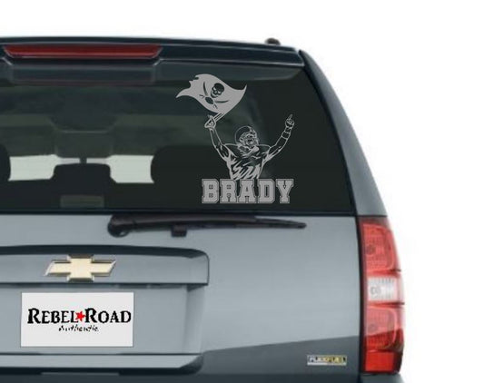 Tom Brady Bucs Decal