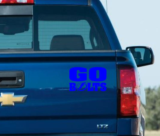 Go Bolts Vinyl Decal