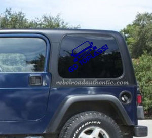 Go Topless Jeep Decal