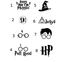 Load image into Gallery viewer, Harry Potter Vinyl Decal for car home locker or anywhere