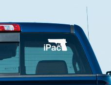iPac White Vinyl Decal