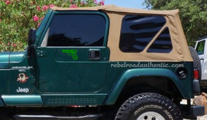Jeepers Love Guns Vinyl Decal