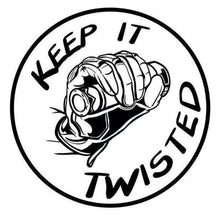 Load image into Gallery viewer, Keep It Twisted Biker Vinyl Decal