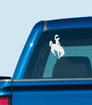 Mustang Riding Vinyl Decal