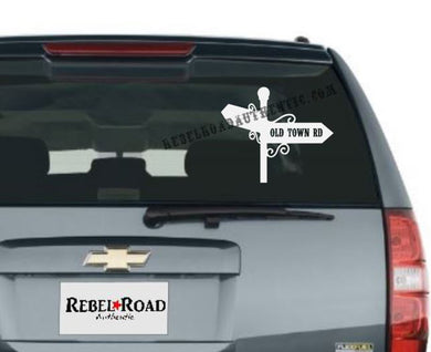 Old Town Road Vinyl Decal