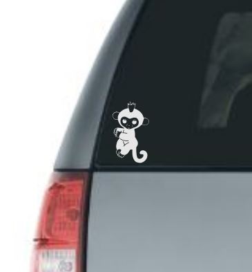 Fingerling Monkey (#2) 4" Vinyl Decal