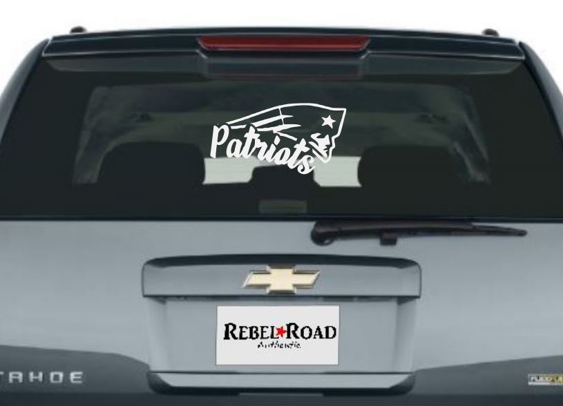 New England Patriots signature vinyl decal