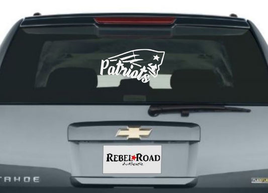 New England Patriots signature vinyl decal