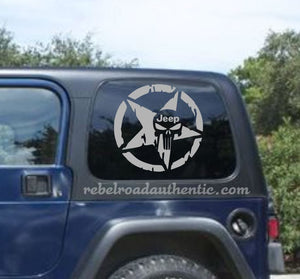 Punished Jeep Vinyl Decal