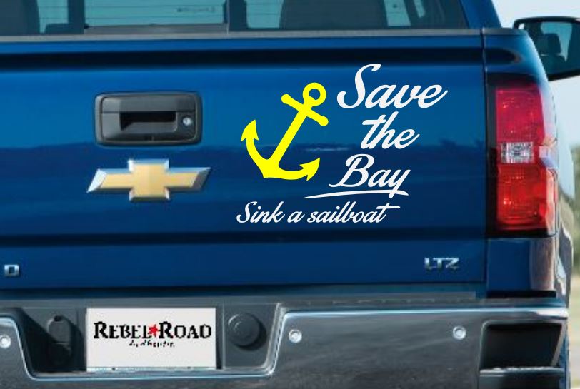 Save the Bay vinyl decal