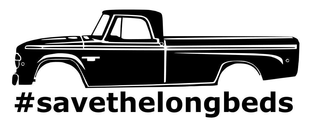 Dodge Sweptline Save The Longbeds Vinyl Decal