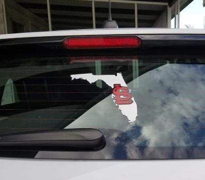 St. Louis Cardinals Florida Fan Decal