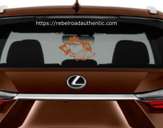 Taz vinyl decal