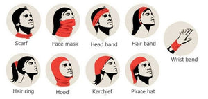 Thin Red Line Neck Gaiter / Face Shield